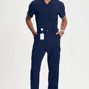 Infinity Men's 5-Pocket STRETCH Tapered Leg Cargo Scrub Pants - Tall - NWT